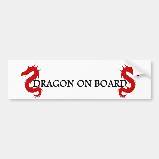 Draon Keeper Bumper Sticker (Front)