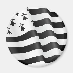 Drapeau breton (Breton flag) Magnet