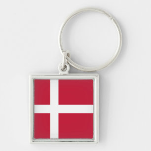 Drapeau Danemark Key Ring