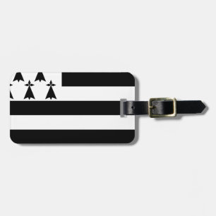 Drapeau de la Bretagne Breizh Gwenn ha Du Britanny Luggage Tag