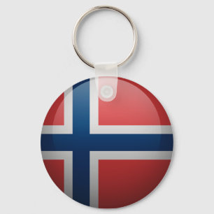 Drapeau de la Norvège Key Ring