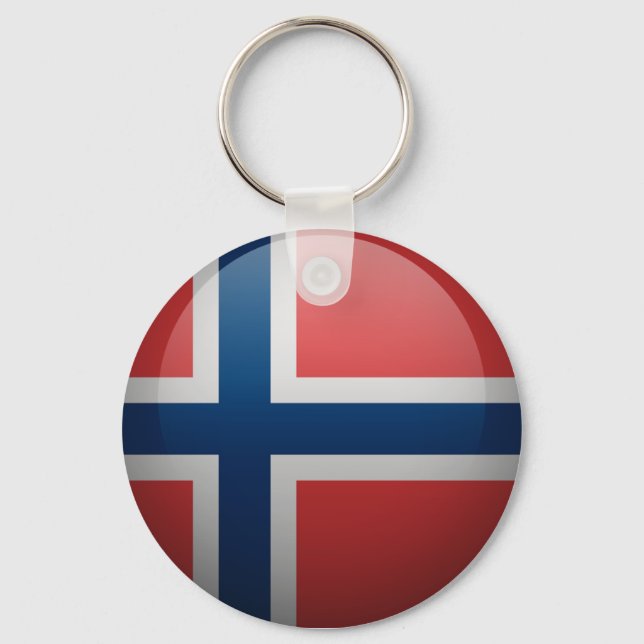 Drapeau de la Norvège Key Ring (Front)