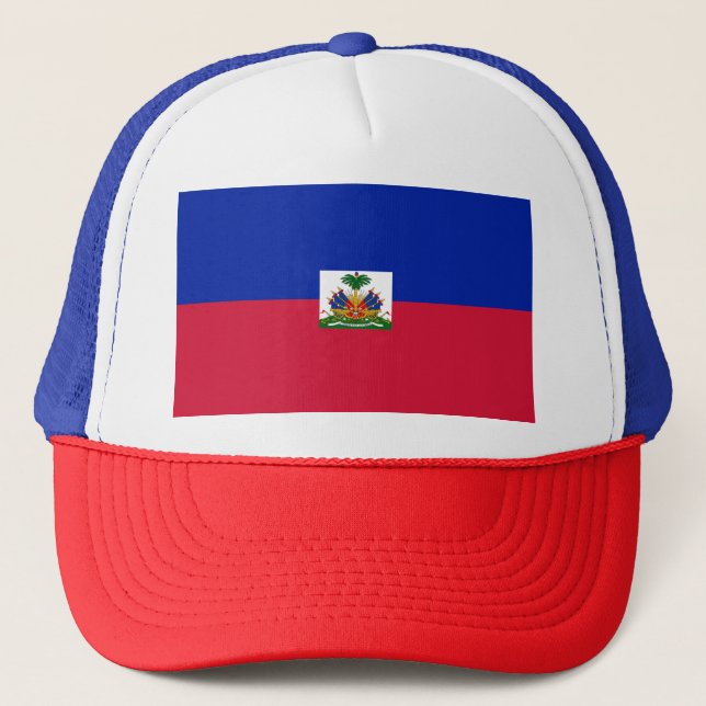 Drapeau d'Haïti - Flag of Haiti Trucker Hat (Front)