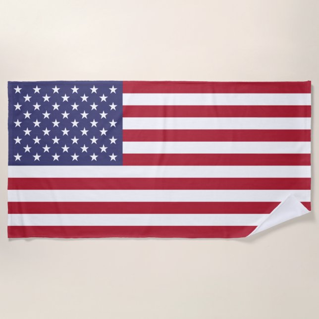 Drapeau États-Unis  Beach Towel (Front)