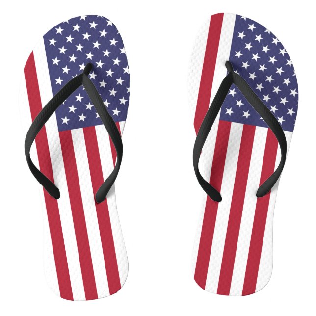 Drapeau États-Unis  Thongs (Footbed)