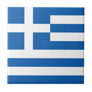 Drapeau Grèce Ceramic Tile