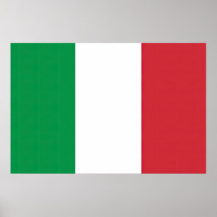 Drapeau Italie Tricolore Poster