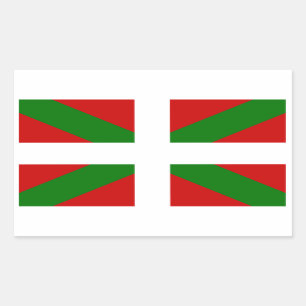 Drapeau pays Basque euskadi Rectangular Sticker