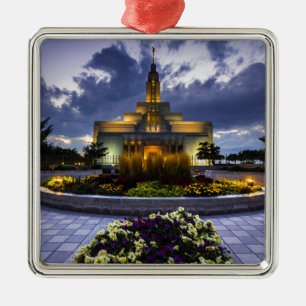 Draper Mormon Lds Temple - Utah Metal Ornament