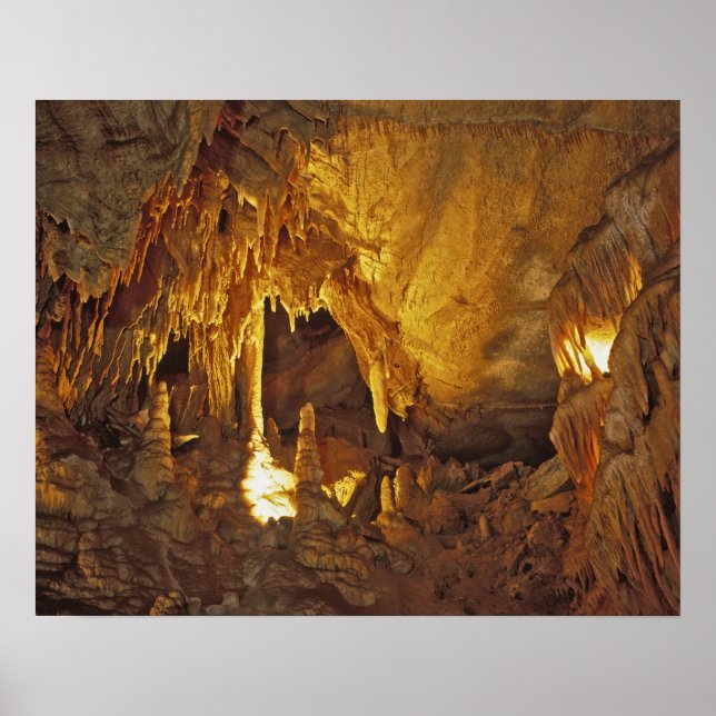 Drapery Room, Mammoth Cave National Park, Poster (Front)