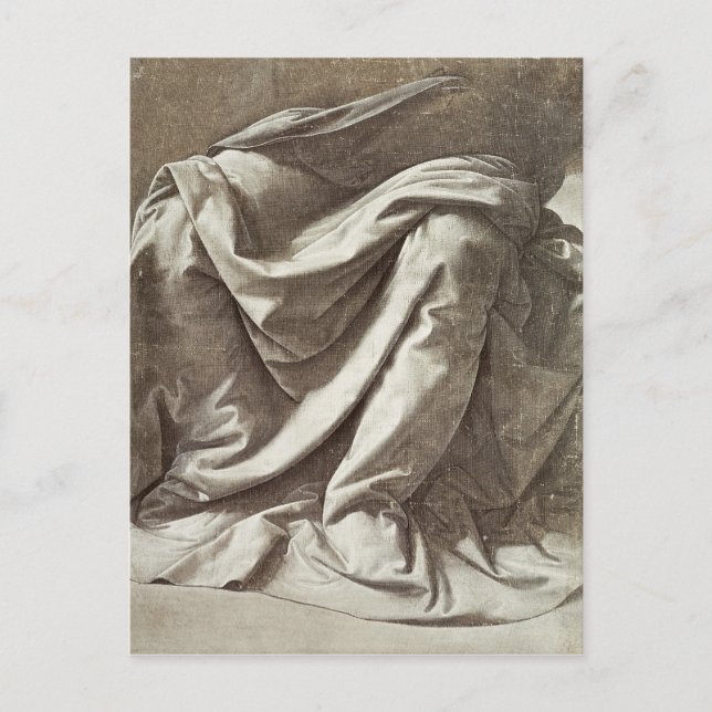 Drapery study for a Seated Figure, c.1475-80 Postcard (Front)