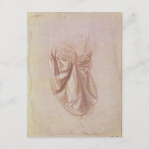 Drapery study postcard