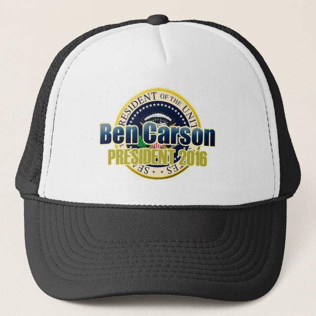 Draught   Benjamin Carson for President Trucker Hat (Front)