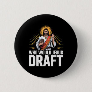 Draught Football League Christian Humour Gridiron  6 Cm Round Badge