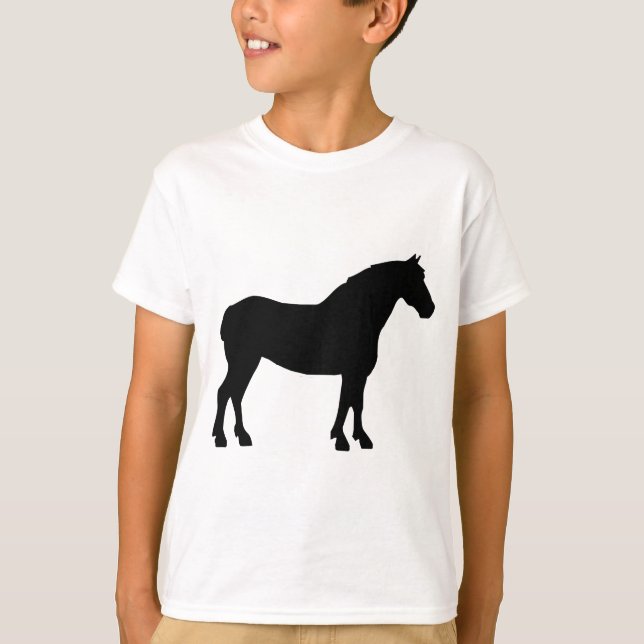 Draught Horse (black) T-Shirt (Front)