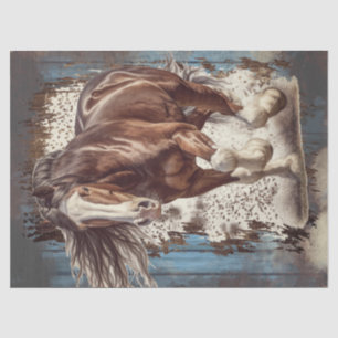 Draught Horse Decoupage Tissue Paper