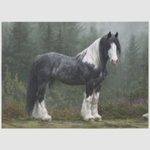 Draught Horse Landscape Decoupage Tissue Paper
