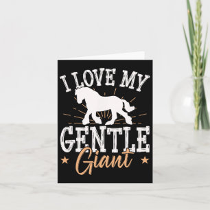 Draught Horse Meme Design For A Clydesdale Rider  Card
