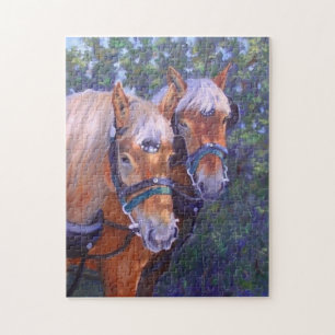 Draught   Horses Fine Art Puzzle