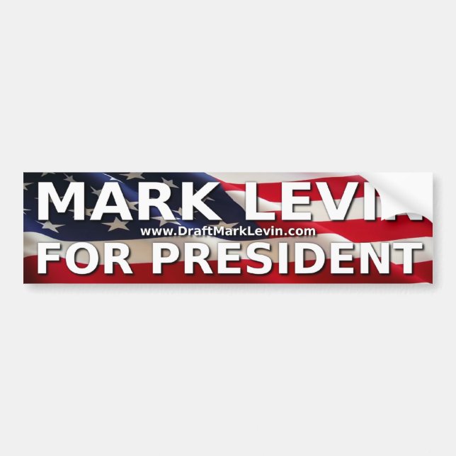 Draught   Mark Levin for President Bumper Sticker (Front)