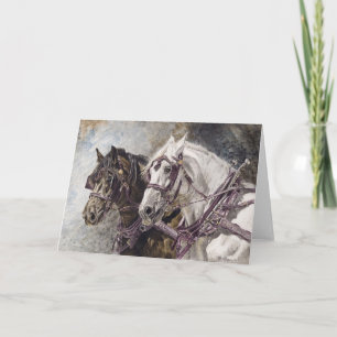 Draught Team painting Card