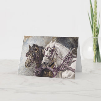 Draught Team painting Card