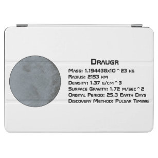 Draugr (PSR B1257+12 b) Technical Data iPad Air Cover