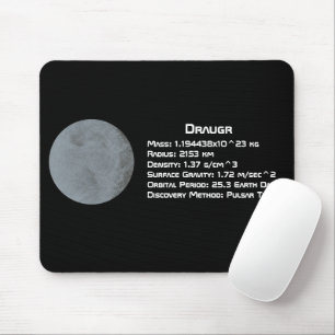 Draugr (PSR B1257+12 b) Technical Data Mouse Pad