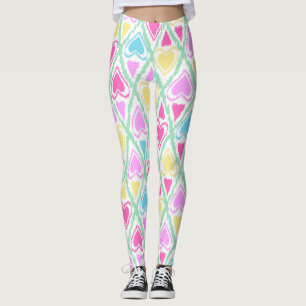 Draw heart, heart, love, Valentine's day Leggings