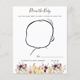 Draw the Baby Baby Shower Game
