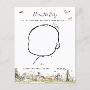 Draw the Baby   Baby Shower Game