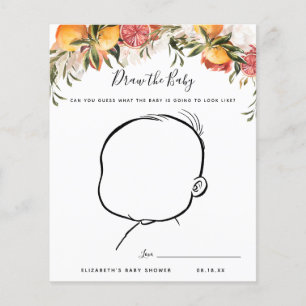 Draw the Baby   Baby Shower Game