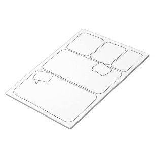 Draw Your Own Comics - Blank Panel Templates Notepad