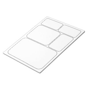 Draw Your Own Comics & Story - Blank Templates Notepad