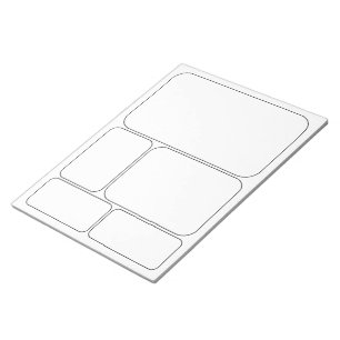 Draw Your Own Comics & Story - Blank Templates Notepad
