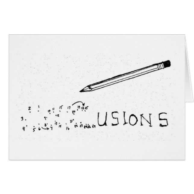 Draw your own conclusions! card (Front Horizontal)