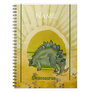 Draw Your Own Stegosaurus Notebook