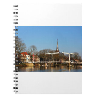 Drawbridge in the Netherlands. Notebook