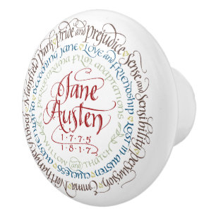 Drawer / Cabinet Knob - Jane Austen Period Dramas