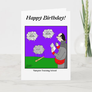 Drawing a Blank - Vampire School - Customise it Card