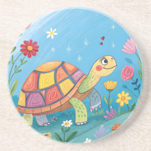 Drawing Baby Turtle Coaster