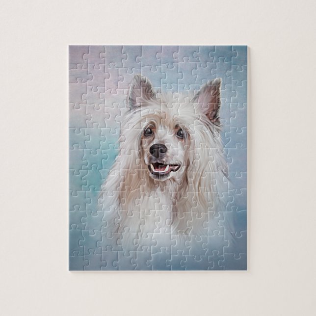 Drawing Chinese crested dog Jigsaw Puzzle (Vertical)