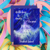 Drawing Dance Blue Star Figure High School Prom