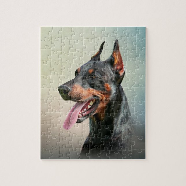 Drawing Doberman dog Jigsaw Puzzle (Vertical)