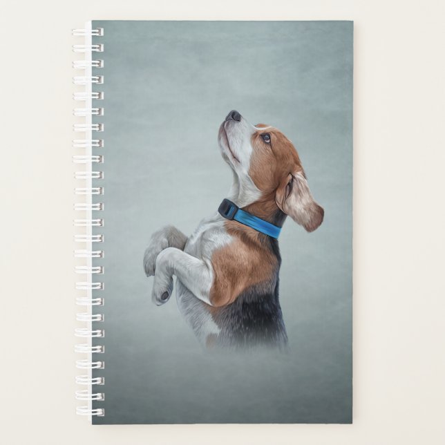 Drawing Dog Beagle Planner (Front)
