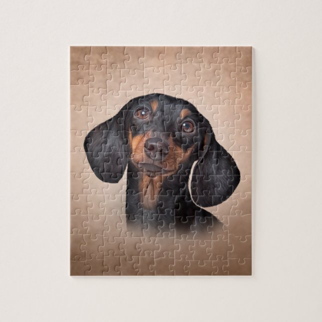 Drawing Dog breed dachshund Jigsaw Puzzle (Vertical)