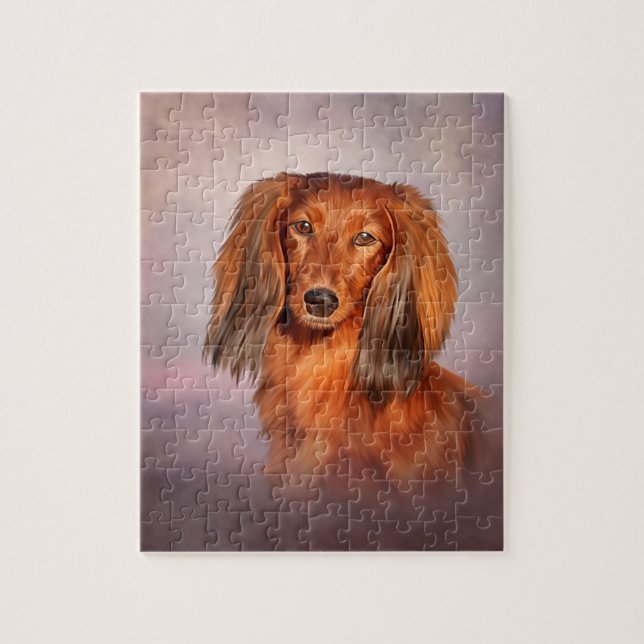 Drawing Dog breed dachshund Jigsaw Puzzle (Vertical)