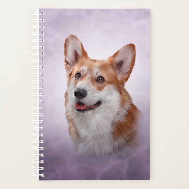Drawing Dog breed Welsh Corgi Planner (Front)