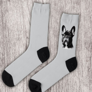 Drawing French Bulldog Socks