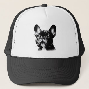 Drawing French Bulldog Trucker Hat